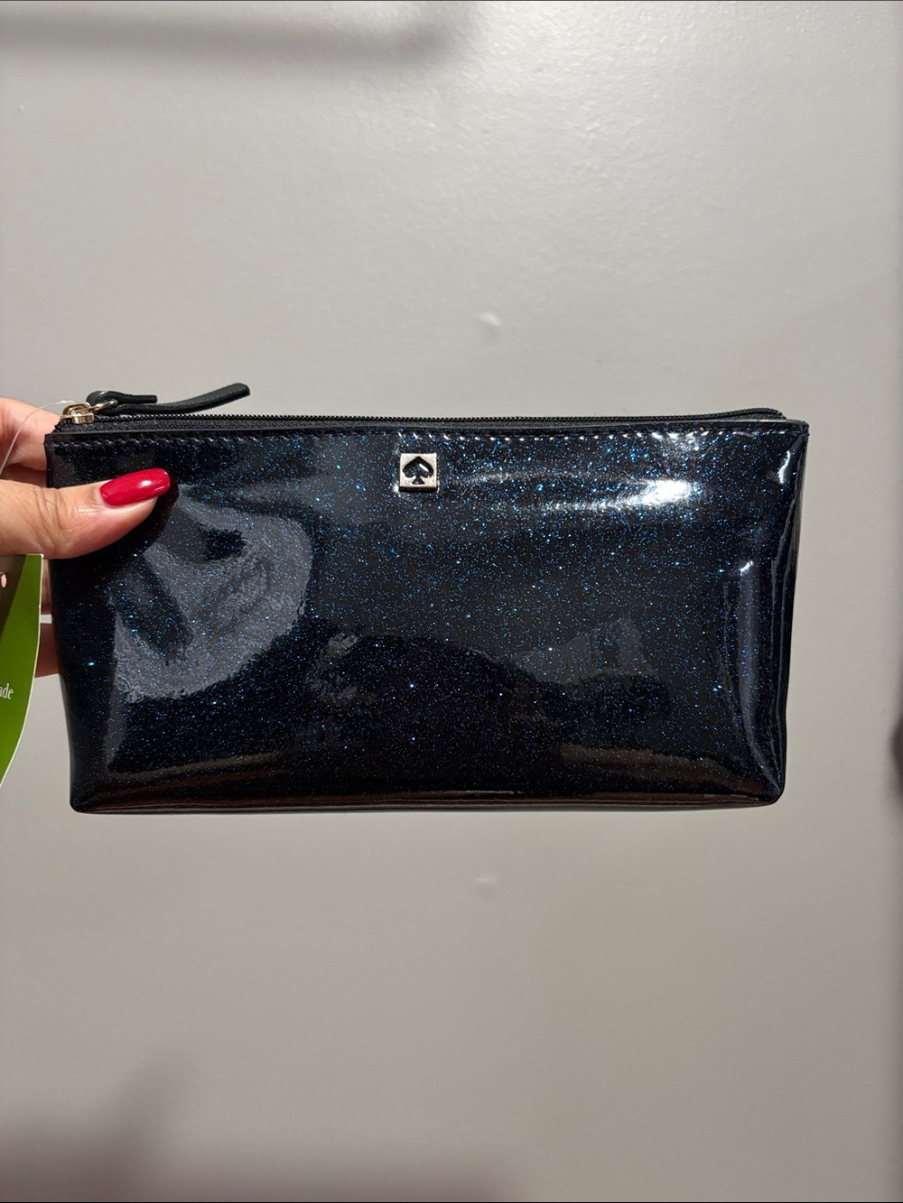 Kate Spade Glitter Cosmetic Bag 💙